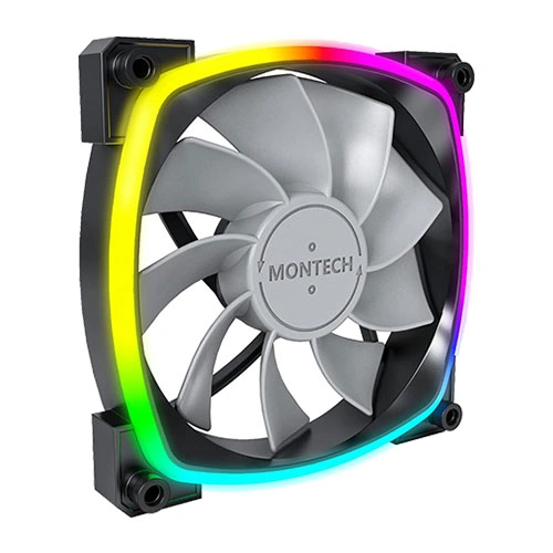 Montech RX120 PWM ARGB Black Cabinet Fan